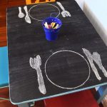 diseño de mesa inusual