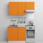 set de cuisine orange