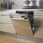 lave-vaisselle dans des styles de cuisine délicats