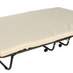 lit pliant avec matelas orthopédique