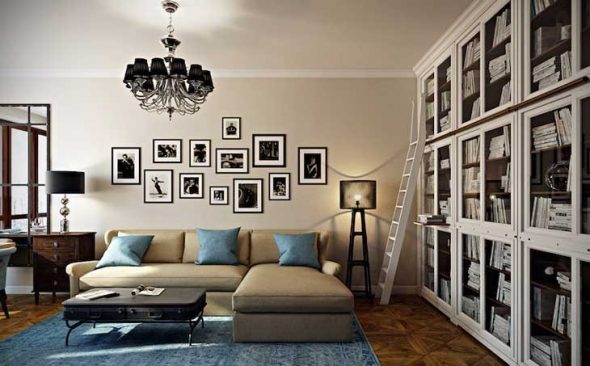 arrangement de meubles dans le salon