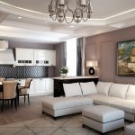 arrangement de meubles dans un appartement moderne