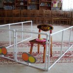 écran dans la salle de jeux