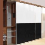 armoire noir et blanc