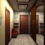 armoire dans un petit couloir