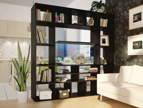 cloison penderie dans le salon