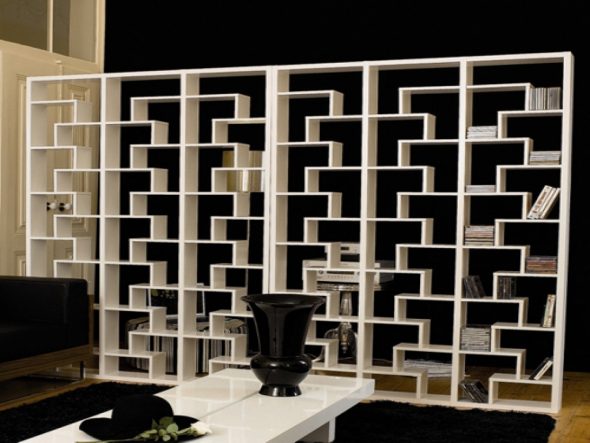 cloison de garde-robe dans un style moderne