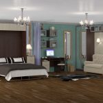 Transformateur de mobilier moderne pour une grande pièce