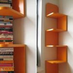 étagère d'angle sur le mur faites-le vous-même
