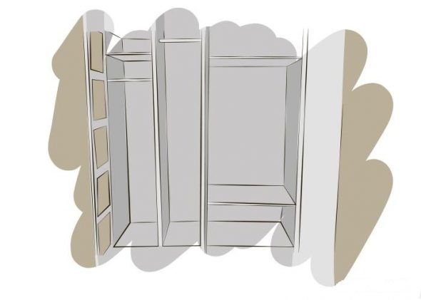 installation de meubles dans le placard