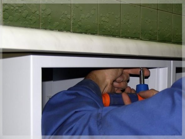 installation de comptoir de cuisine