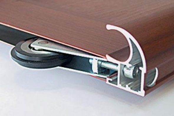installation des rouleaux inférieurs