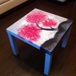 mesa brillante para colorear
