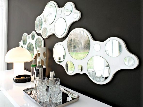 miroirs à l'intérieur