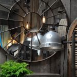 miroirs à l'intérieur rond