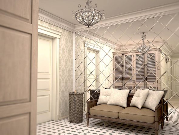 mur de miroir