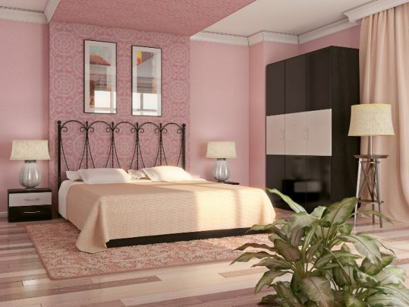Accents à l'intérieur avec des meubles noirs