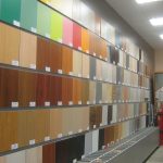 Assortiment d'aggloméré laminé