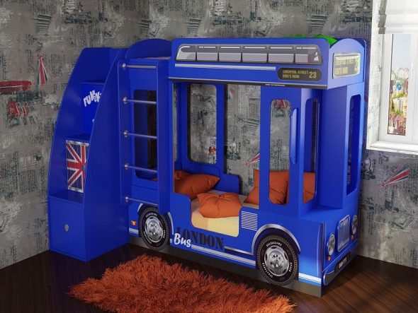 Bus Funky Blue