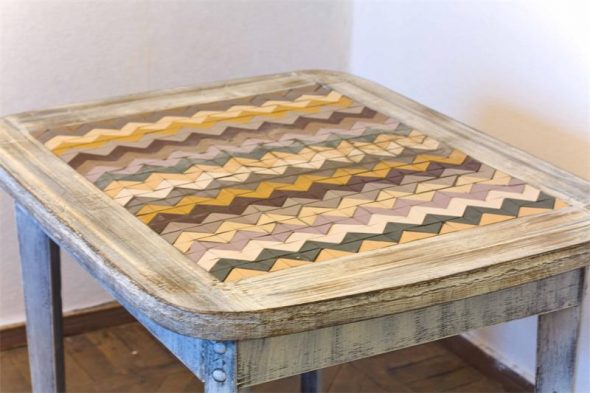 Découpage table de cuisine faire vous-même des images