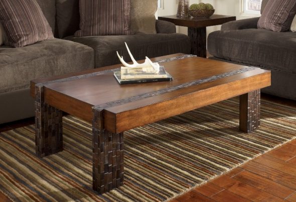 table basse en bois