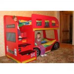 Lit superposé pour enfants London bus