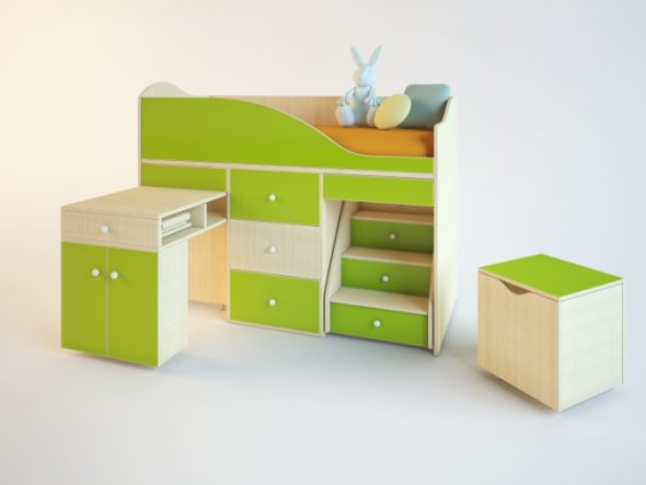 Grenier de lit pour enfant VZHIK