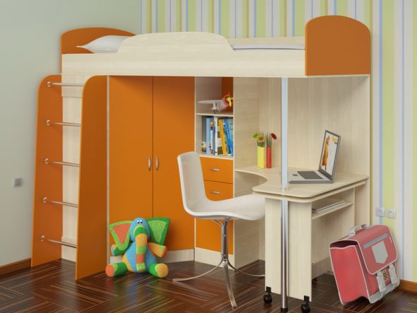 lit mezzanine pour enfants