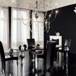 Salon design en noir