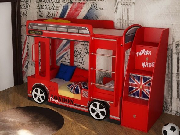 Bus lit superposé londres