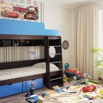 Lits superposés pour enfants avec penderie