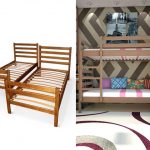 Lits superposés pour adultes à l'intérieur de la chambre