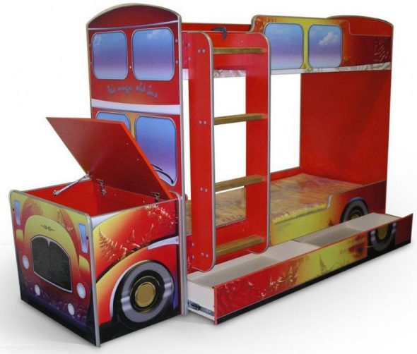 Bus lits superposés