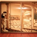 Papier peint photo sur l'armoire et les portes