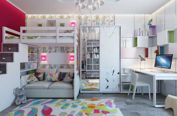 Chambre pour enfants d'âge scolaire