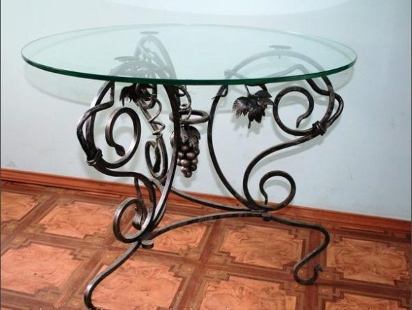 Table basse forgée