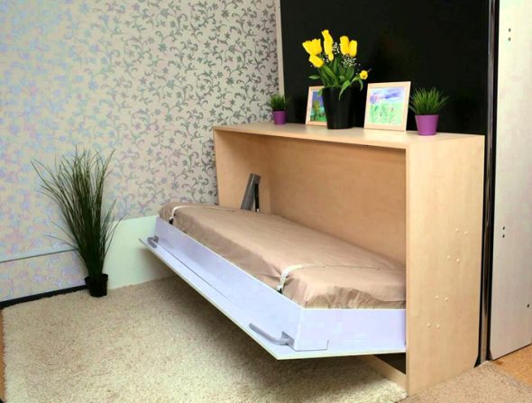 Transformateur de lit pour petit appartement