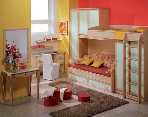 Meubles pour petite chambre d'enfants
