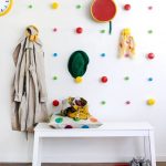 support mural multicolore