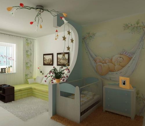 Papier peint pour une petite chambre d'enfants