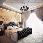 Mobilier de chambre élégant en noir