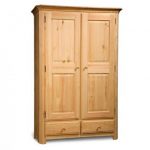 Armoire en bois naturel