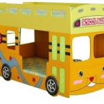 Lit d'autobus scolaire pour deux enfants