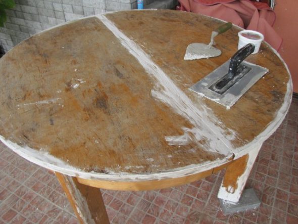 Mastic de table