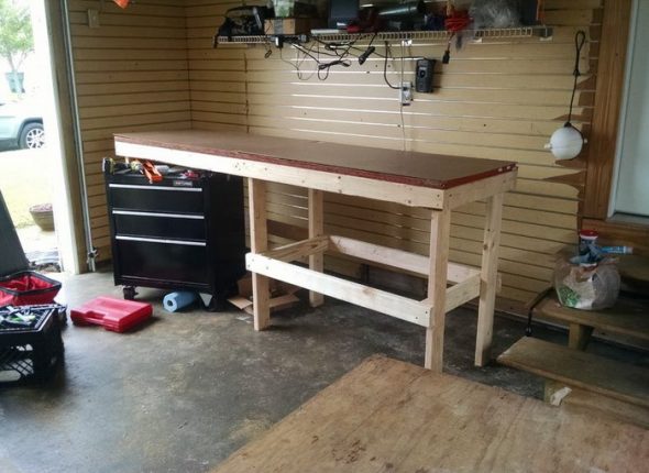 Table de menuisier faites le vous même