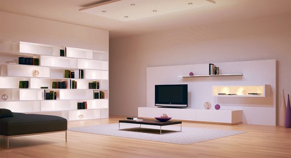 Lampes de meuble en aggloméré laminé