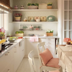 couleur blanche dans la cuisine