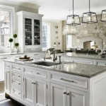 set de cuisine blanche style classique