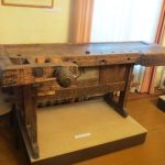 grand établi en bois