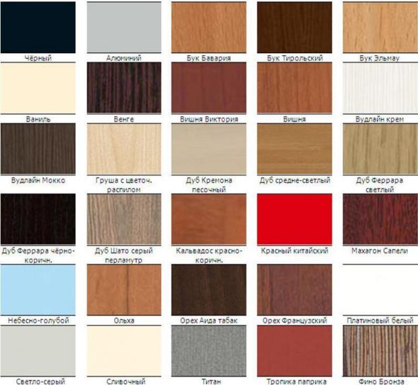 couleurs aggloméré